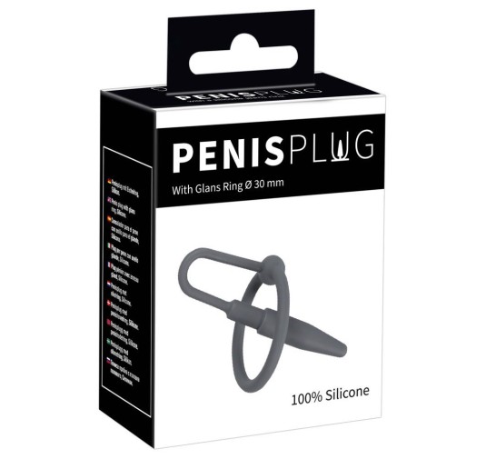 Penis Plug with Glans Ring